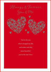Always & Forever, You & Me Valentine's Day Card
