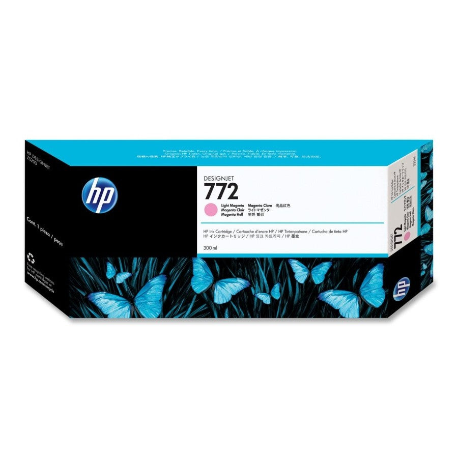 HP No 772 Light Magenta Standard Capacity Ink Cartridge 300ml - CN631A