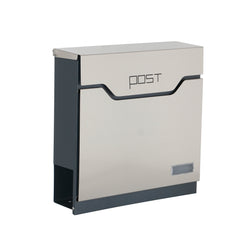 Phoenix Estilo Top Loading Letter Box Stainless Steel with Key Lock - MB0123KS DD