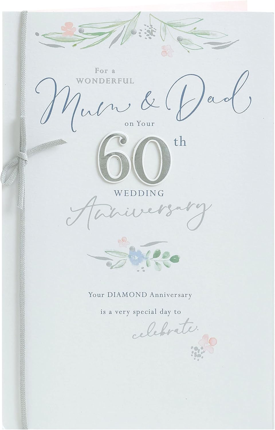 Mum & Dad 60th Wedding Anniversary Card