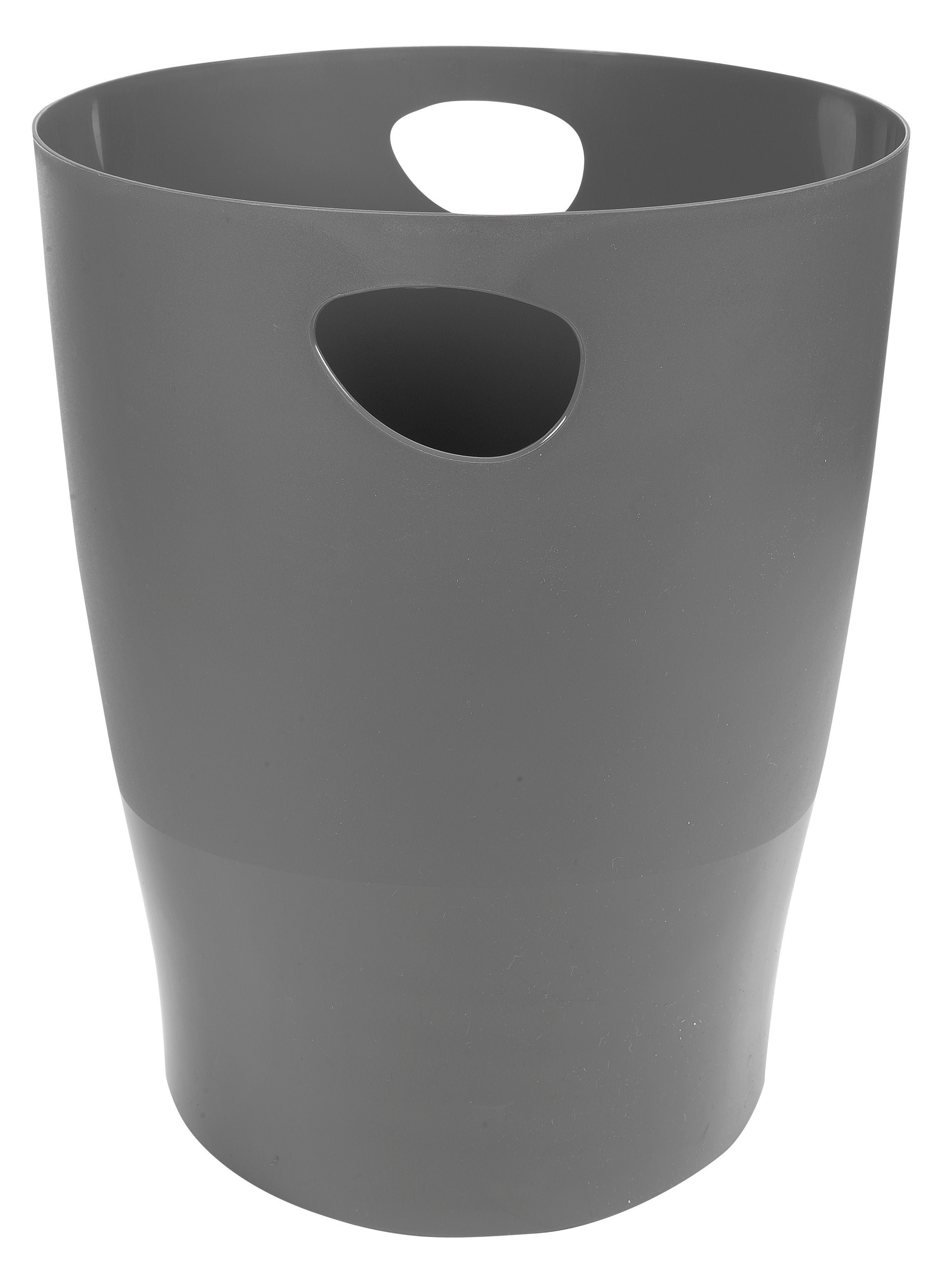 Exacompta ECOBIN 15 Litre Waste Bin 263 x 263 x 335mm Dark Grey - 45307D
