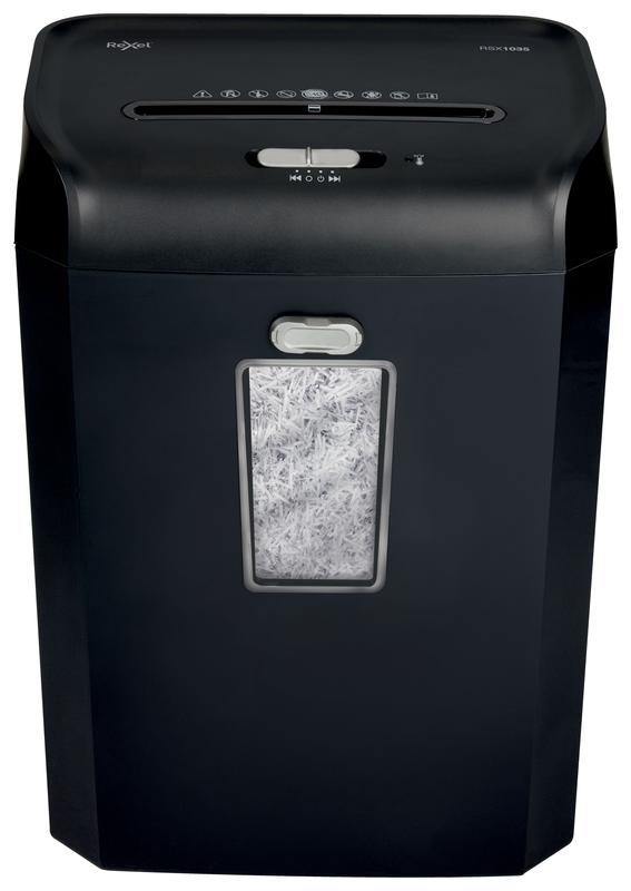 Rexel Promax QS RSX1035 Cross Cut Shredder 35 Litre 10 Sheet Black 2104585
