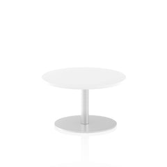 Dynamic Italia 600mm Poseur Round Table White Top 475mm High Leg ITL0102 DD