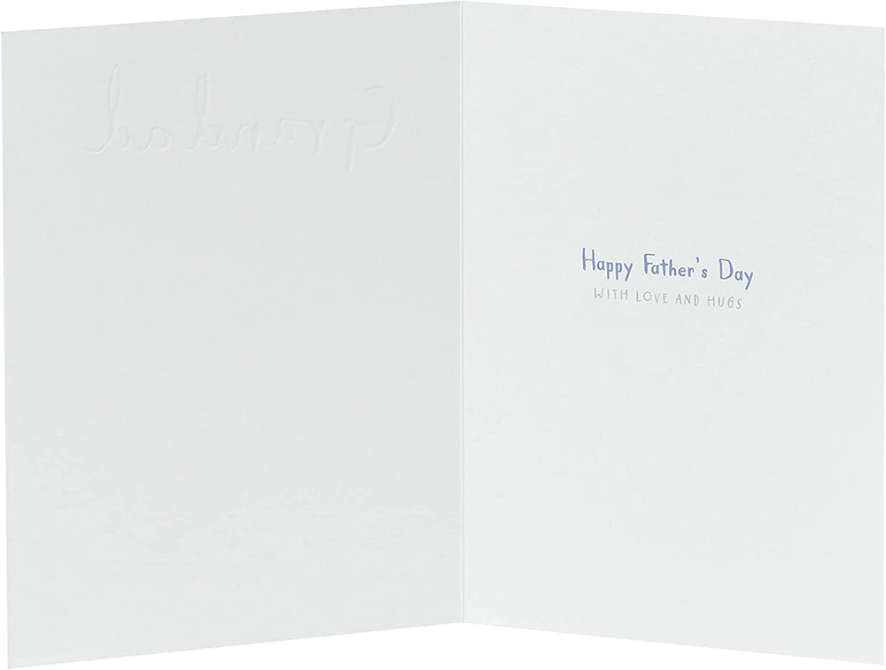 Teddy & Trophy Father's Day Card For Grandad