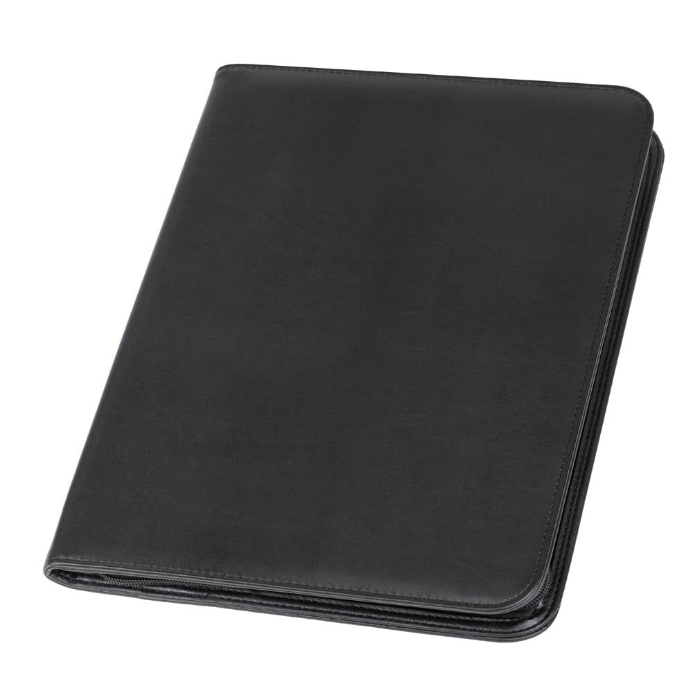Alassio Lorenzo A4 Organiser File Leather Black 30067