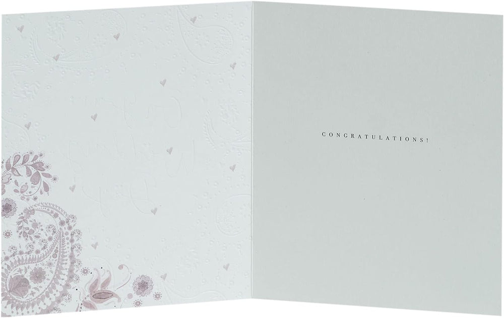 Wedding Card for Him/Her/Friend - Patterned Design