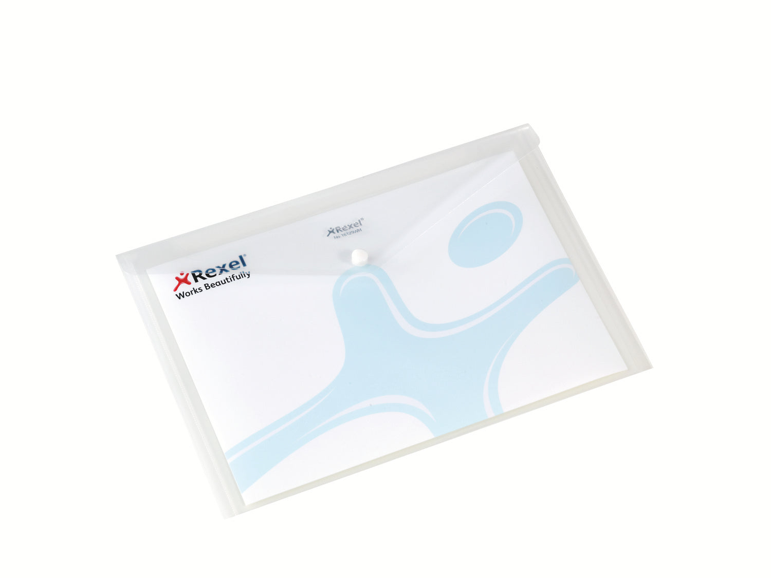 Rexel Popper Wallet Polypropylene A4 White (Pack 5) 16129WH