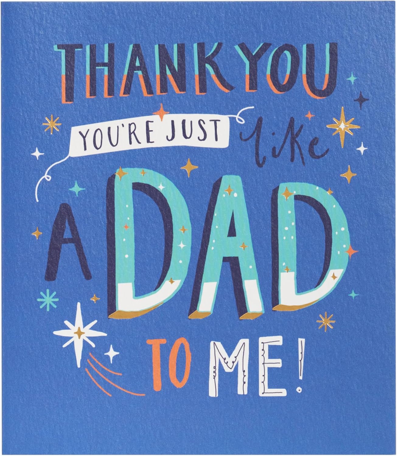 UK Greetings Like a Dad Father's Day Card for Him - Blue Design