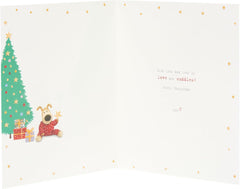Boofle Baby Boys 1st Christmas Card - Cute Design
