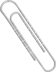 Q-Connect 77mm 100 Paperclips Wavy