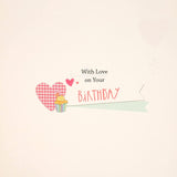 Beautiful Lovable Granddaughter Birthday Card