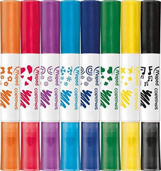 Maped Color’Peps Duo Stamp Pens – 8 Pack of Double-Ended Colouring & Stamp Markers