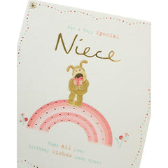 Boofle for a Very Special Niece Happy Birthday Greetings Card