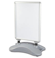 SECO Budget Double-sided Forecourt Sign A0 Silver - A0FORECOURT DD