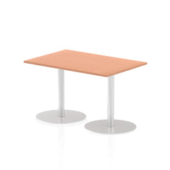 Dynamic Italia 1200 x 800mm Poseur Rectangular Table Beech Top 725mm High Leg ITL0250 DD