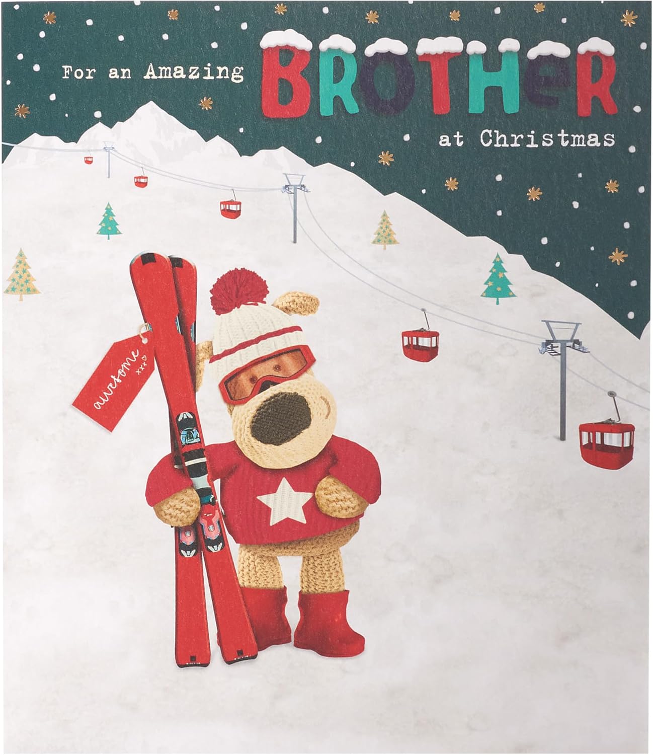 Boofle For An Amazing Brother – Cute Christmas Greeting Card