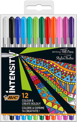 Bic Intensity Medium Felt-Tip Pens, Medium Tip, Box of 12