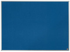 Nobo Felt Notice Board Aluminium Trim 1200x900mm Blue