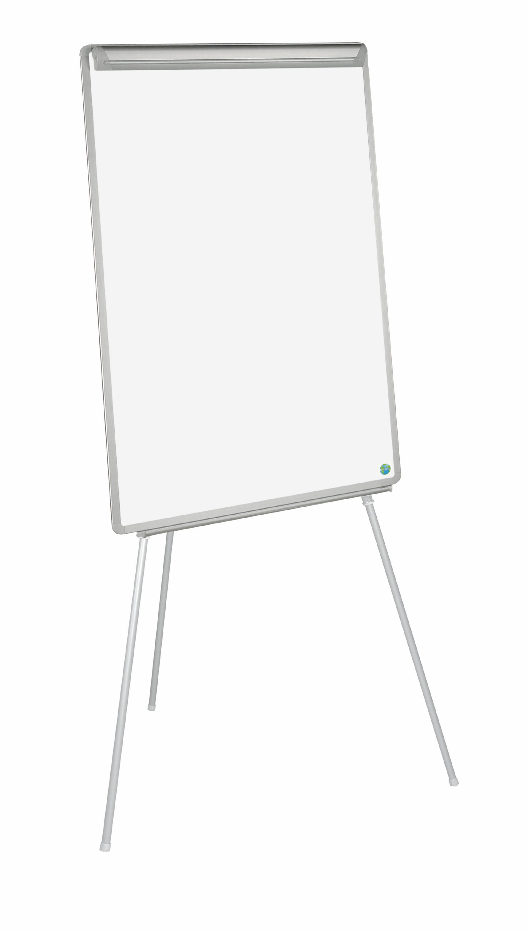 Bi-Office Earth-it Tripod Flipchart Easel Non Magnetic 700x1000mm Grey - EA4676995 DD
