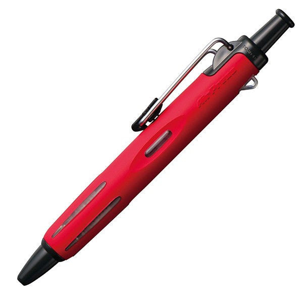 Tombow Airpress Retractable Ballpoint Pen 0.7mm Tip Red Barrel Black Ink - BC-AP32