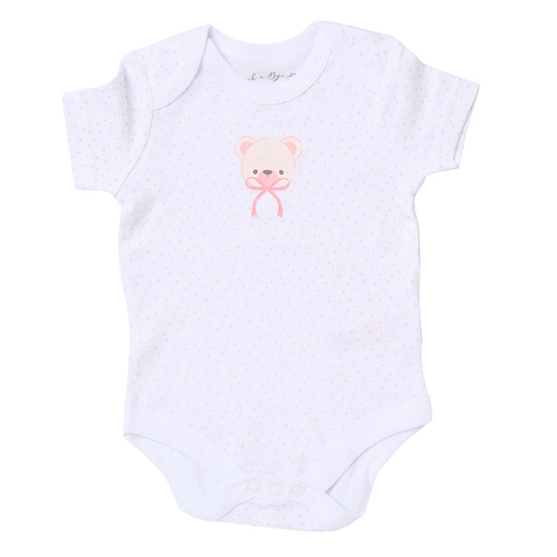 Send It By White & Pink Bear/Bunny 5 Piece Set