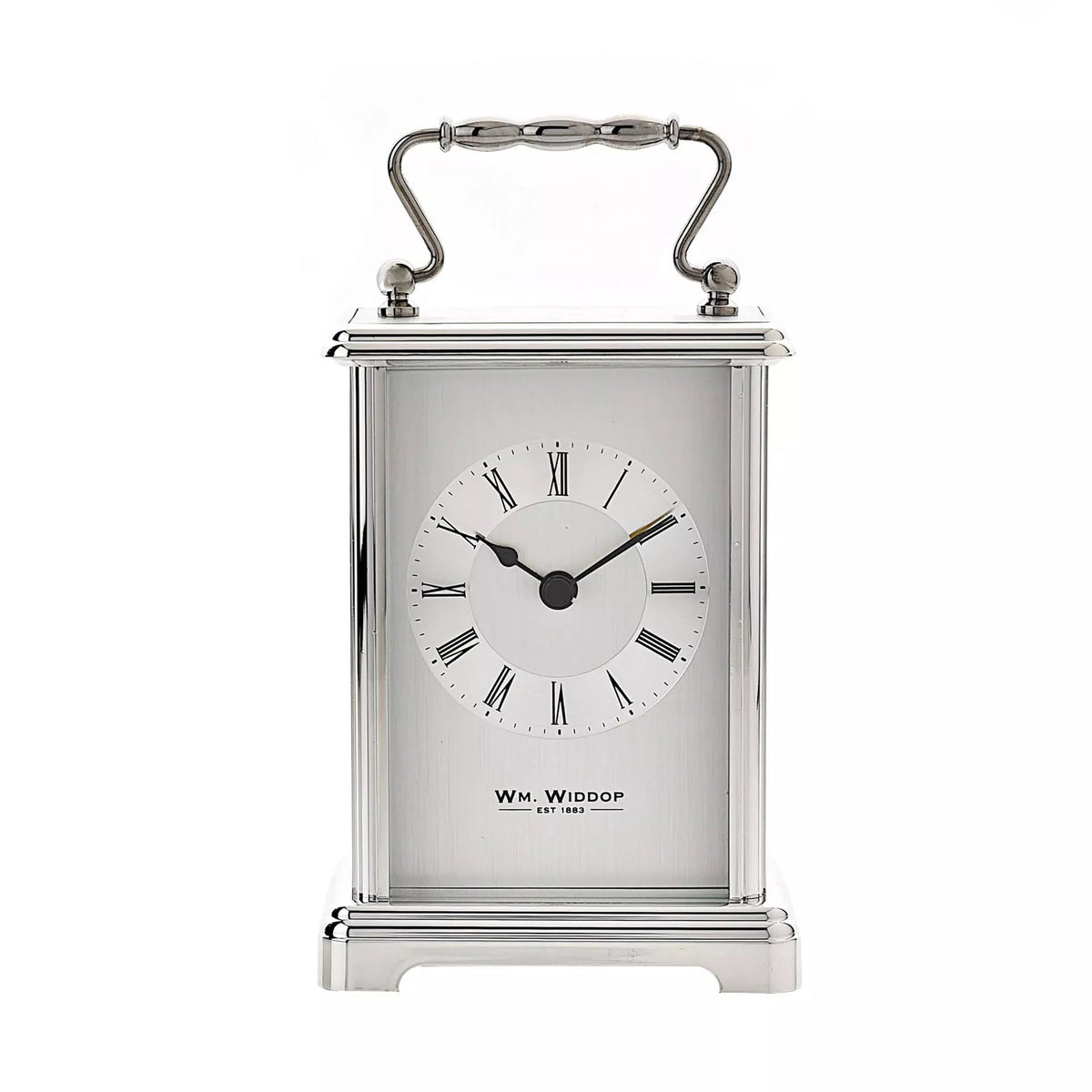 Silver Colour Carriage Clock