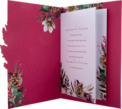 Wreath and Verse Design Christmas Card for Someone Very Special – Boxed Festive Greeting