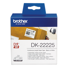 Brother Black On White Paper Roll 38mm x 30m - DK22225