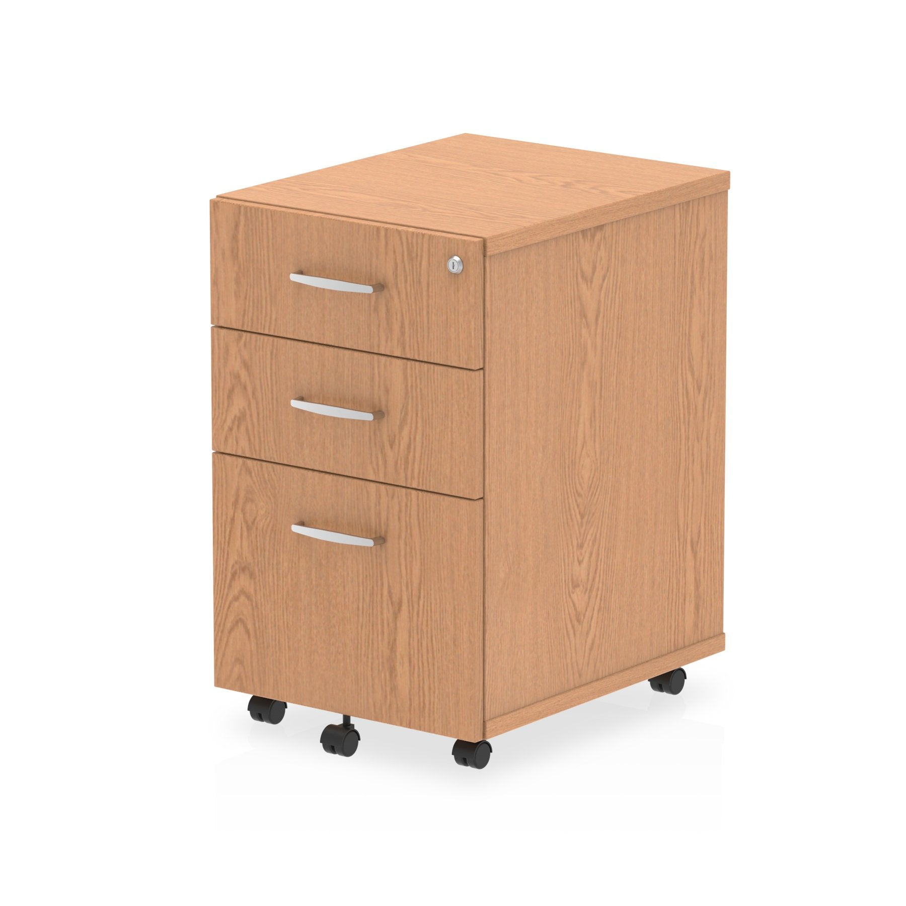 Impulse 3 Drawer Under Desk Pedestal Oak I001660 DD