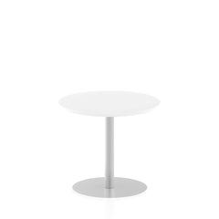 Dynamic Italia 800mm Poseur Round Table White Top 725mm High Leg ITL0126 DD