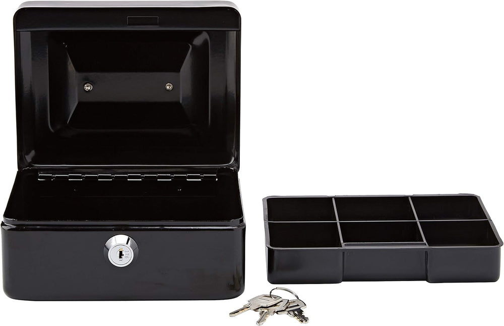 Rapesco Cash Box 6"/15cm - Black