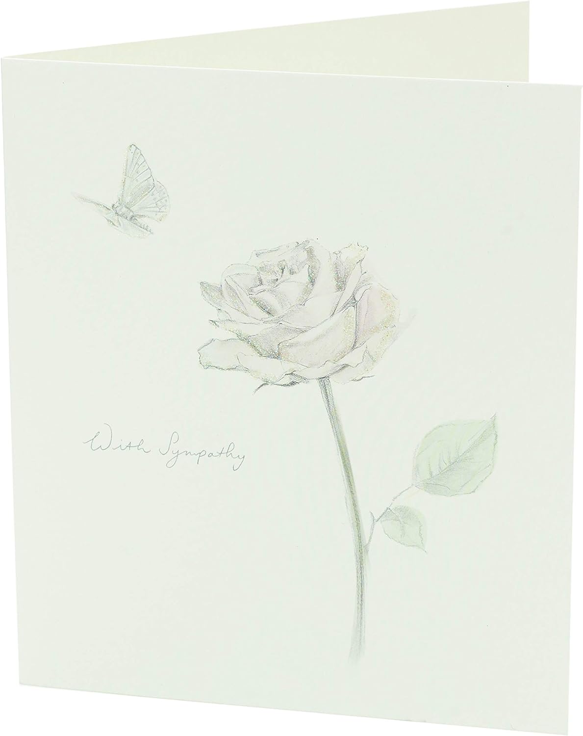 Sympathy Card with Floral Desig