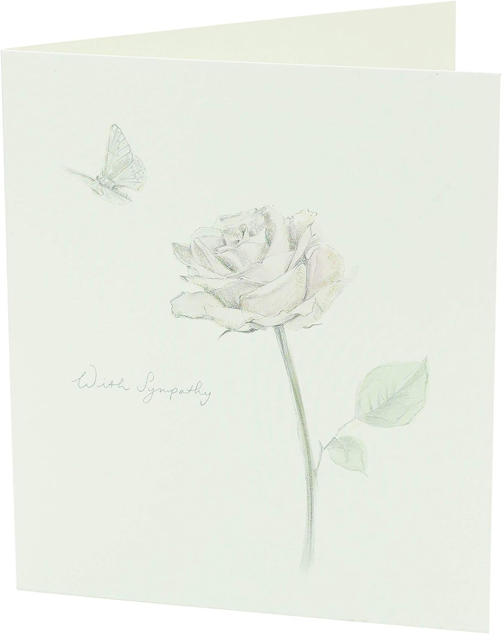 Sympathy Card with Floral Desig