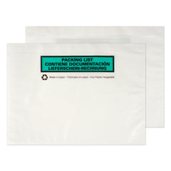Blake Vita C5 Clear Paper Document Enclosed Wallet Peel and Seal 40mu 235x175mm (Pack 1000) - PAPDE42