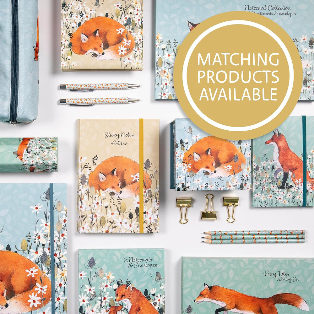 TGSC - Ballpoint Pen Gift Set | Foxy Tales Design | 2-pack Writing Pens For Women | Gift Pen Box | Effortless Writing, Ballpoint Pens - Ladies Pens Gift Boxed | Pretty Pens | Pen Sets For Ladies