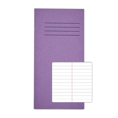 Rhino 8 x 4 Exercise Book 32 Page Ruled F8CM Purple (Pack 100) - VNB005-122-6 DD
