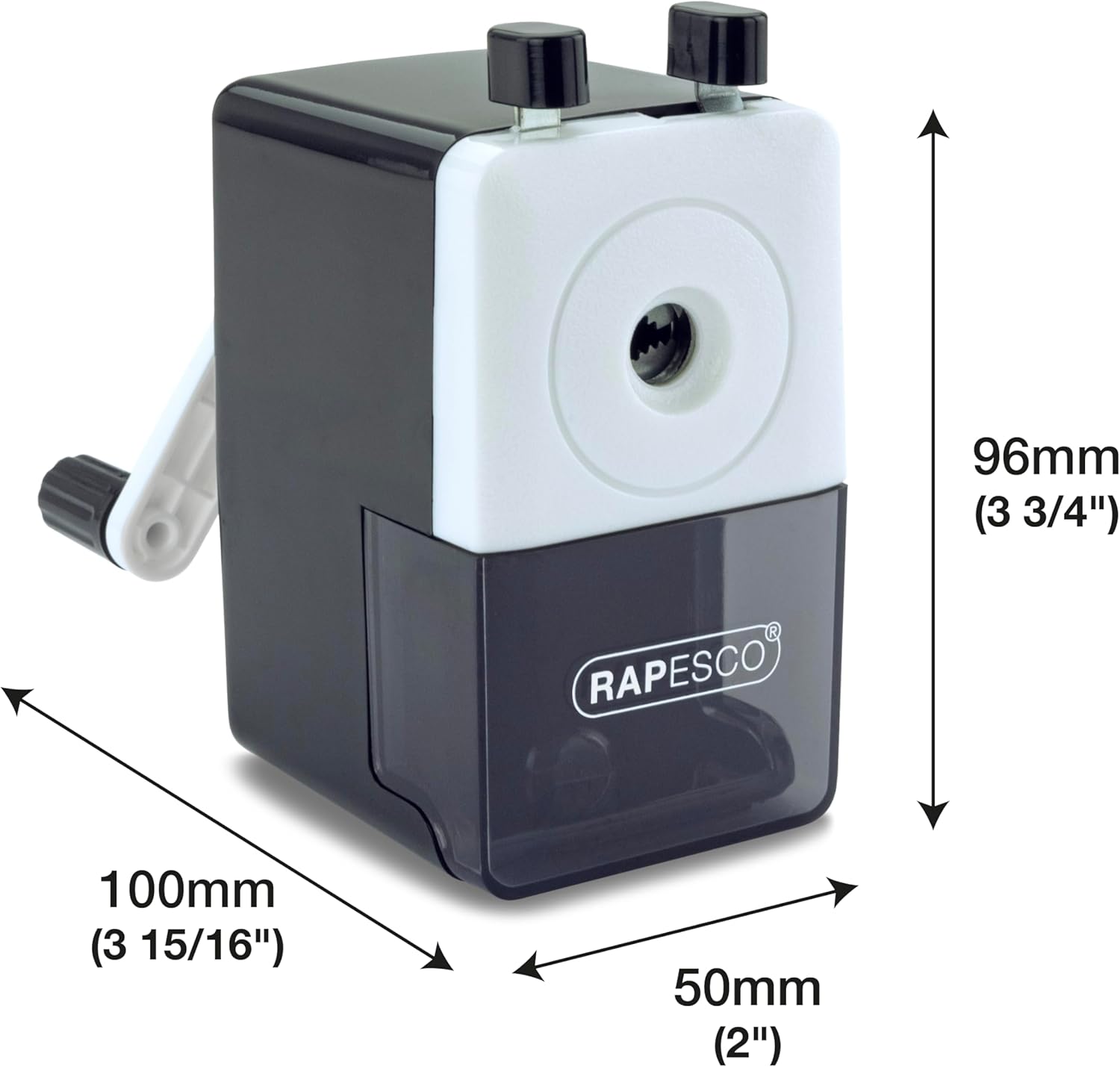 Rapesco Desktop Pencil Sharpener Model 64 Black