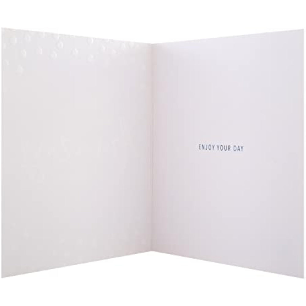 Hallmark Birthday Card - Contemporary Textured Foil Design