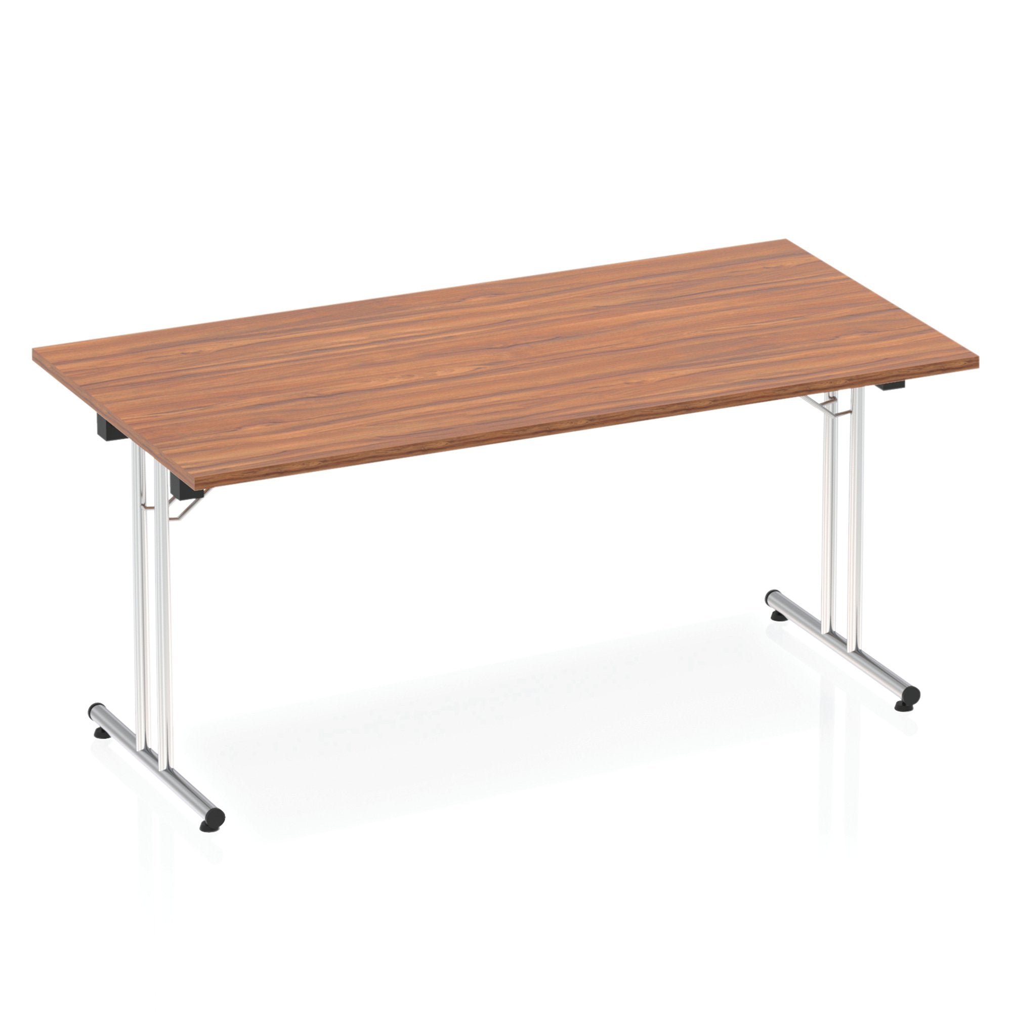 Dynamic Impulse 1600mm Folding Rectangular Table Walnut Top I000700 DD