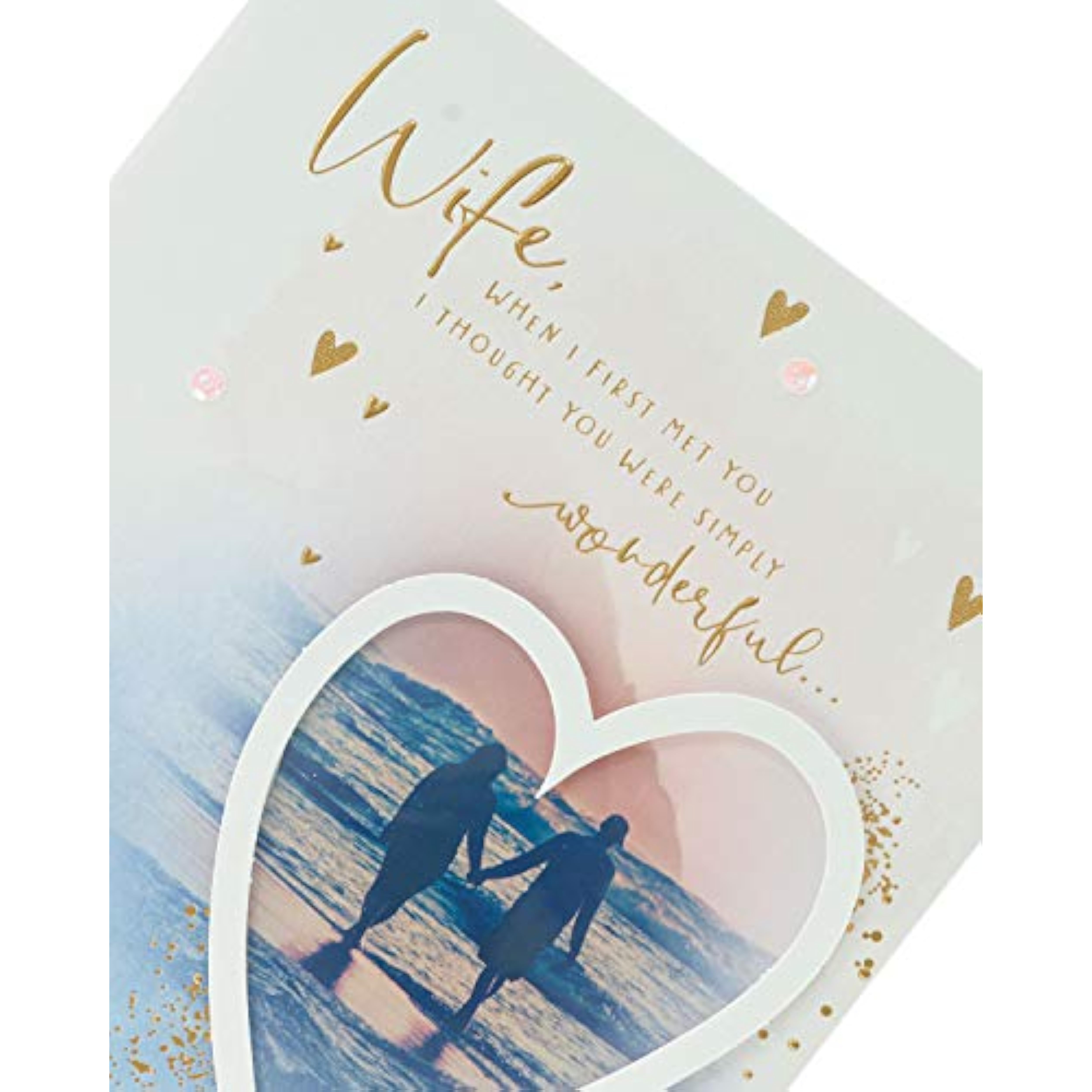 Wife Valentines Day Card With Envelope - Meaningful Design