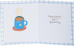 UK Greetings Father's Day Card for Him - Funny Breakfast Design