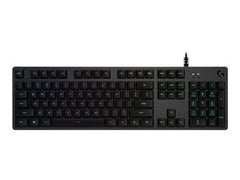 Logitech G512 Lightsync RGB QWERTY UK USB Wired Mechanical Gaming Keyboard with GX Brown Switches