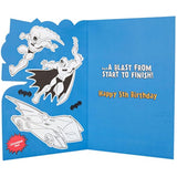 DC Comics 5th Birthday Card "Batmobile"