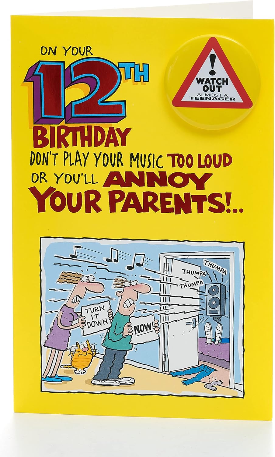 12th Boy Birthday Card