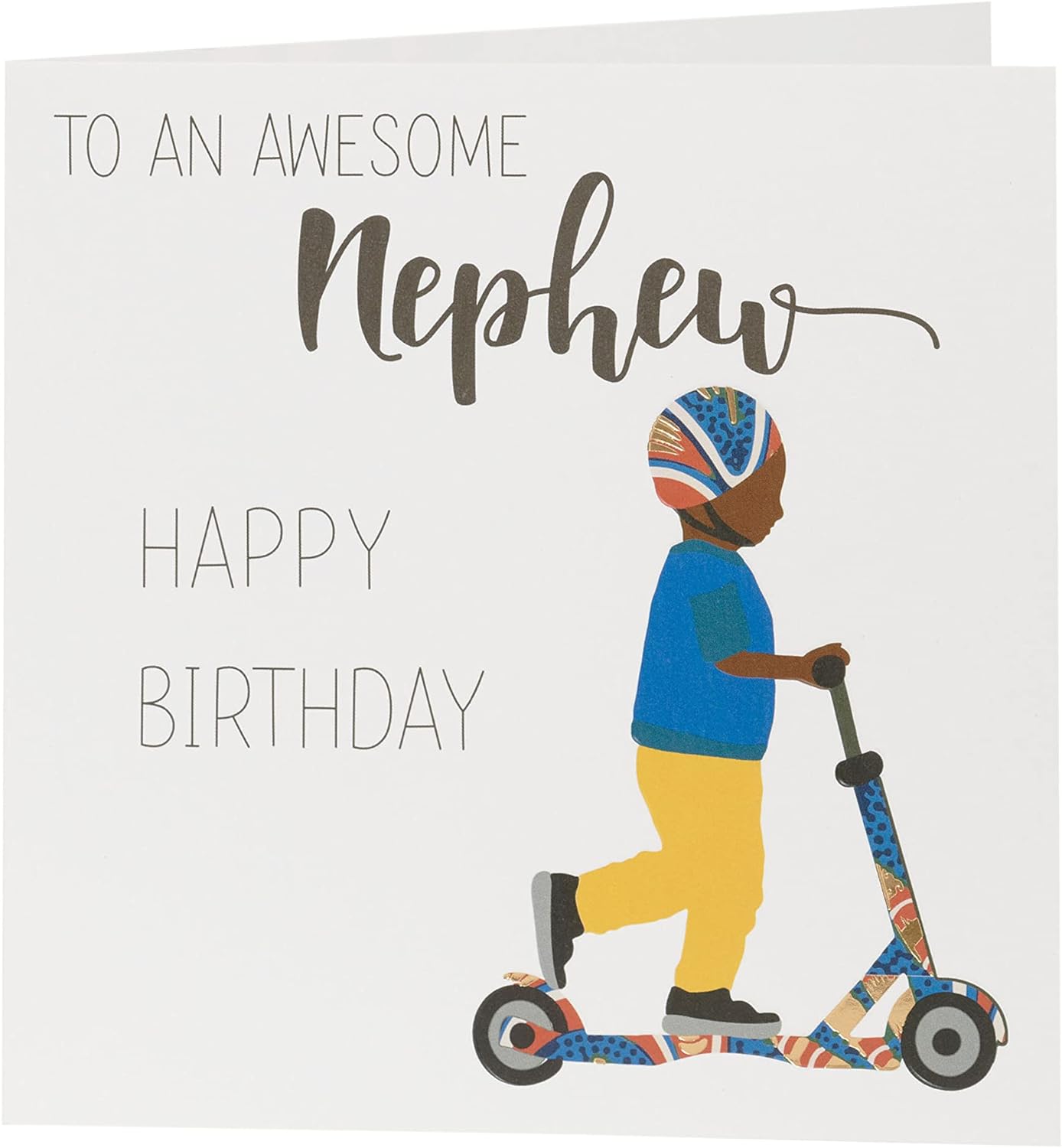 Kindred X Afrotouch - Awesome Nephew - Birthday Card