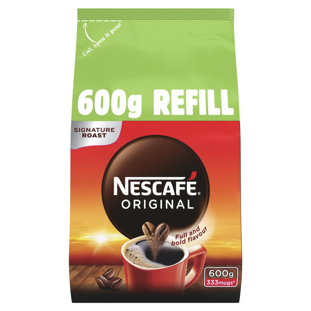 Nescafe Original Instant Coffee Refill 600g - 12533670