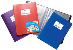 Tiger A4 Flexi Display Book 60 Pocket Assorted Colours (Single Book) - 301686