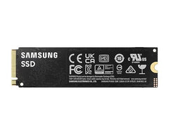 Samsung 990 PRO NVMe M.2 SSD, 4 TB, PCIe 4.0, 7,450 MB/s read, 6,900 MB/s write, Internal SSD, For gaming and video editing, MZ-V9P4T0BW