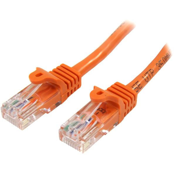 StarTech.com 7m Orange Snagless Cat5e Patch Cable