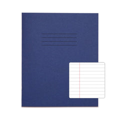 Rhino 8 x 6.5 Exercise Book 48 Page Ruled F8M Dark Blue (Pack 100) - VEX342-202-8 DD
